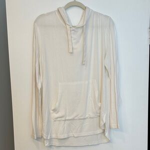 ZYIA Off-White Hooded Sweatshirt